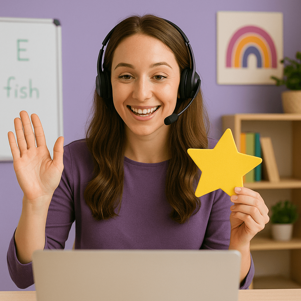 Eddy öğretmen canlı ders veriyor